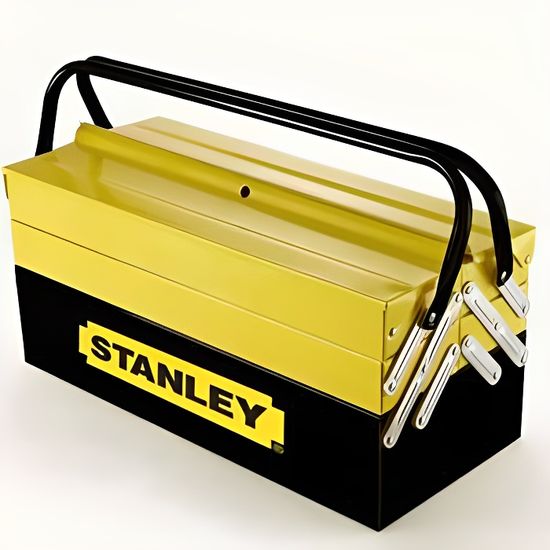 Boîte à outils métallique 5 cases STANLEY