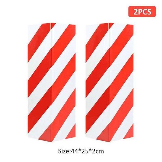 Autocollant Réfléchissant Ruban Réflecteur Avertissement De Sécurité 4 Piè