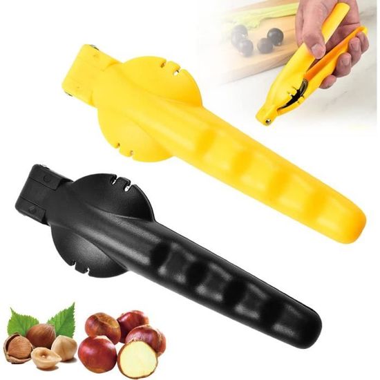 Pince à Châtaigne En Acier Inoxydable LSYCSYLY - Ouvre Et épluche Châtaignes, Noix - Multifonction - Cuisine Pratique