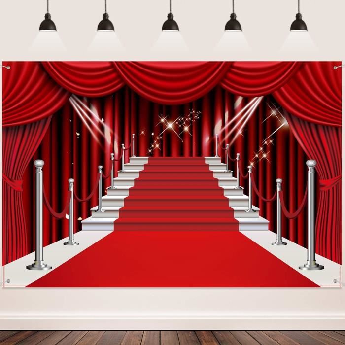 Bannière Toile de Fond de Rideau Rouge, Toile de Fond de Photographie ...