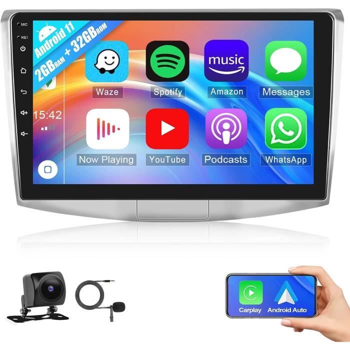 SIXTOP Android Autoradio Für VW Passat B7 B6 - 10.1 Zoll Touchscreen Mit Wireless Carplay & Android Auto
