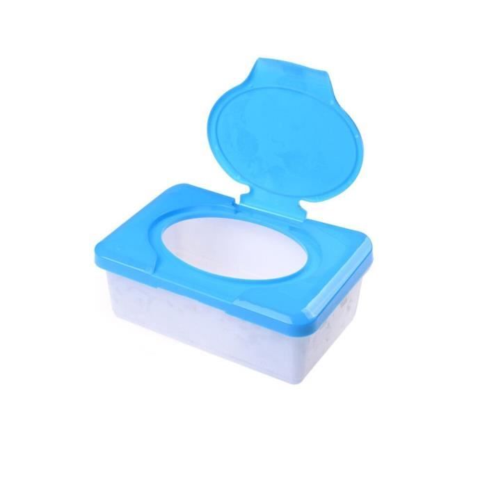 Lot de 2 distributeurs de lingettes avec couvercles, Porte-lingettes Lot de 2 distributeurs de lingettes avec couvercles, Porte-lingettes