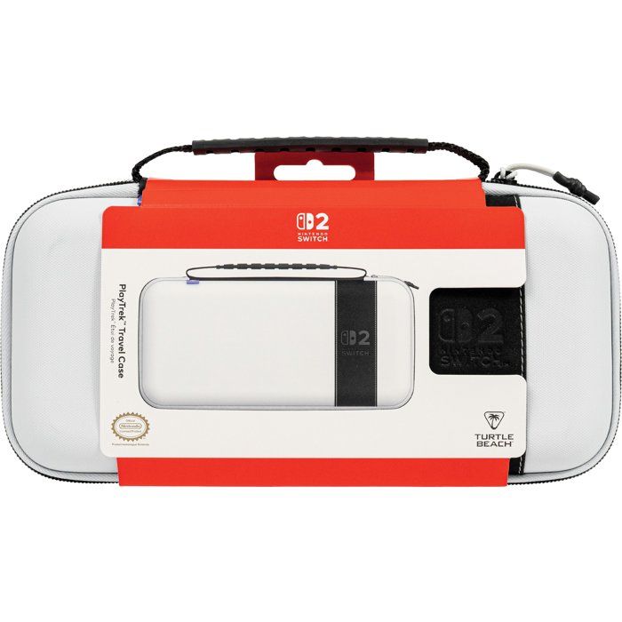 Etui de voyage -TURTLE BEACH - PlayTrek - Pour Nintendo Switch 2 - Blanc brillant