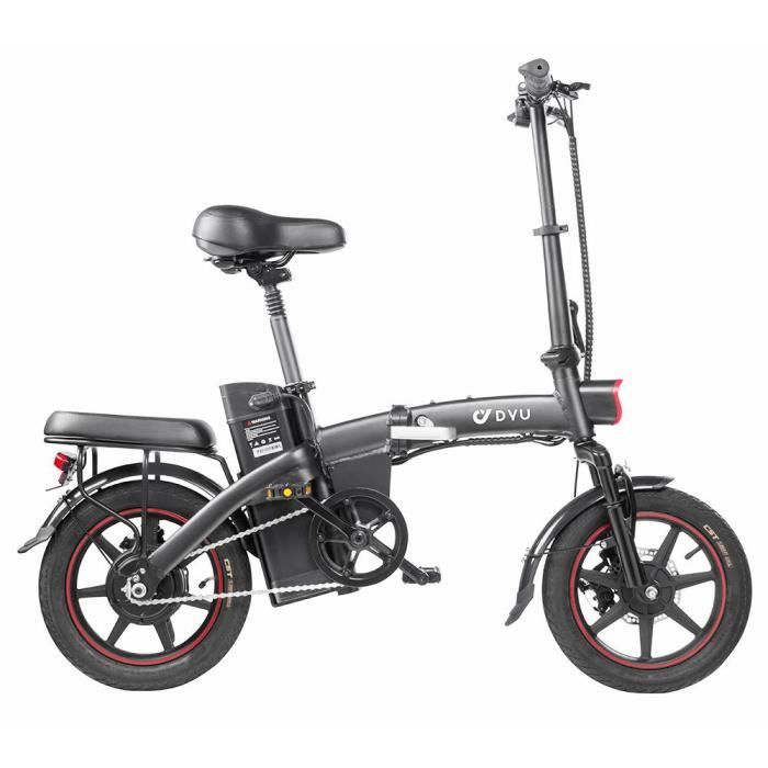 Vélo Électrique DYU A5, 350W Moteur Vitesse Max 25km/h 36V 7.5Ah 70km Max Range Croisière Automatique