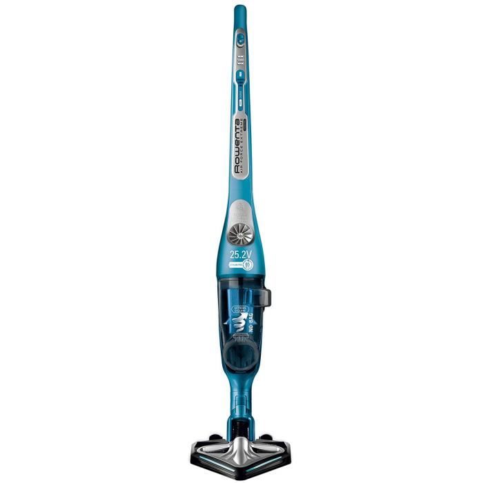 Rowenta RH8872WO Aspirateur Balai Sans Fil Sans Sac Air Force Extrême Vision Pro Autonomie jusqu'à 65mn Eclairage LED Technologie
