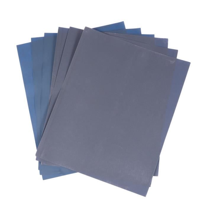 6 pièces papier abrasif de précision sec et humide pratique pour bois Turing meubles SKATEBOARD - SHORTBOARD - LONGBOARD - PACK
