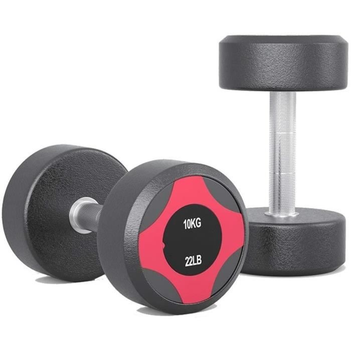 HALTERE Halteres Musculation 44lbs Acier haltè re Haltè res Poids Set Home Fitness Barbell Gym Accueil Plaques Musc571