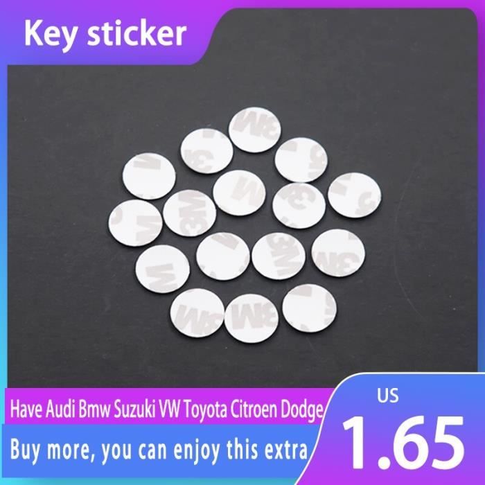 5 pièces 14mm clé autocollant pour voiture Audi Bmw Suzuki VW Toyota Citroen Dodge Ford Fiat Honda Hyunday Fob emblème B LX19273