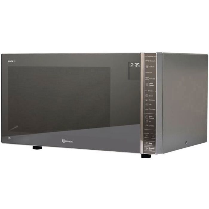 Bauknecht MW 304 M Four micro-ondes grill pose libre 30 litres 900 Watt noir noble