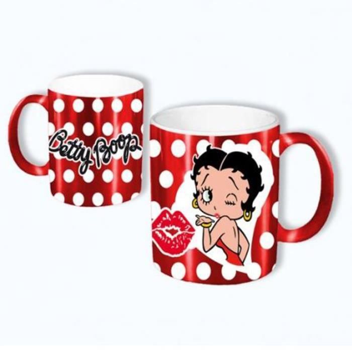 Mug miroir Betty Boop Rouge