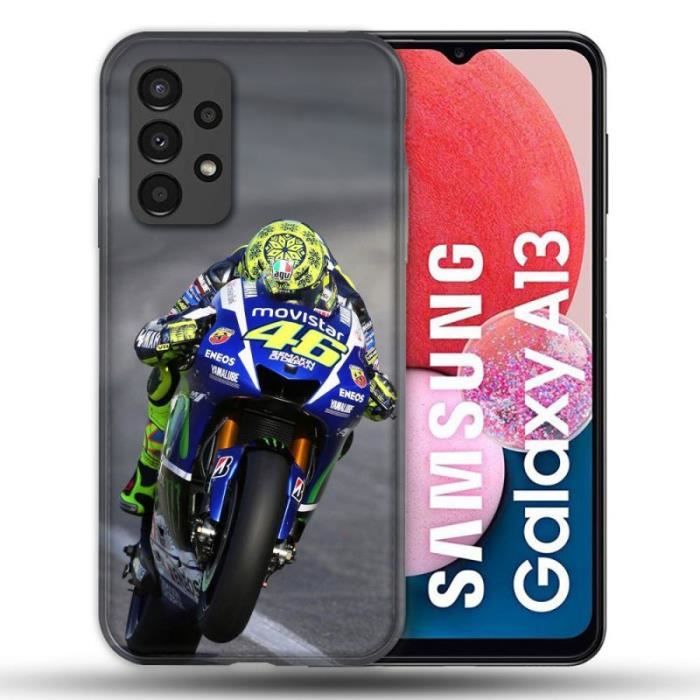 Coque Pour Samsung Galaxy A13 4G Moto Course GP Wheeling 46 taille unique