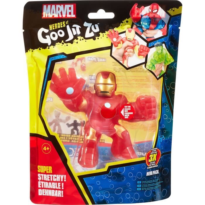 Goo Jit Zu Marvel - 41138 - Figurine 11cm Iron Man