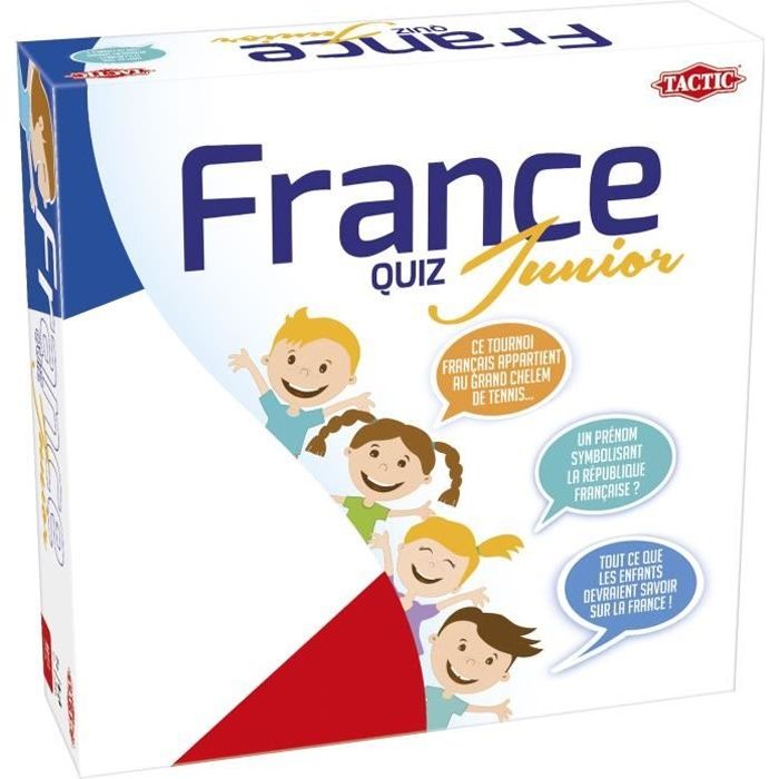 France quiz junior - Jeu de société Questions réponses - TACTIC