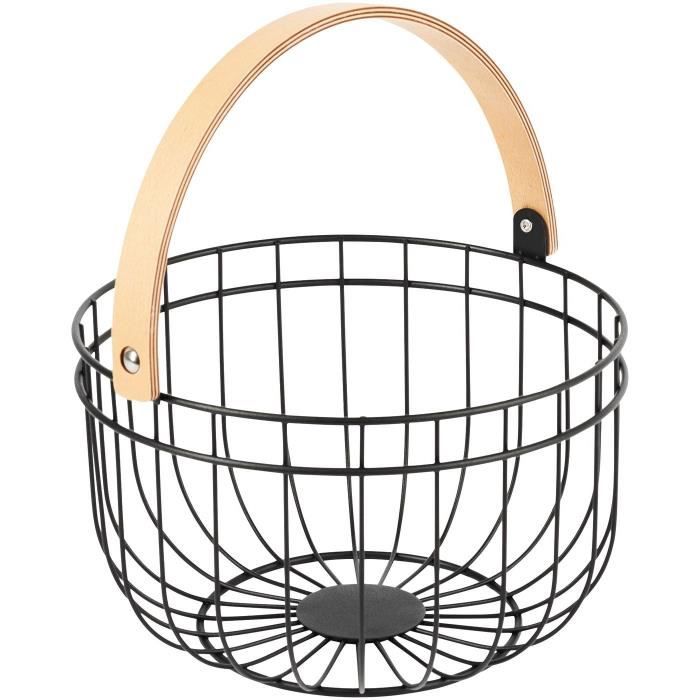 Corbeille à fruit acier ronde 28.9cm