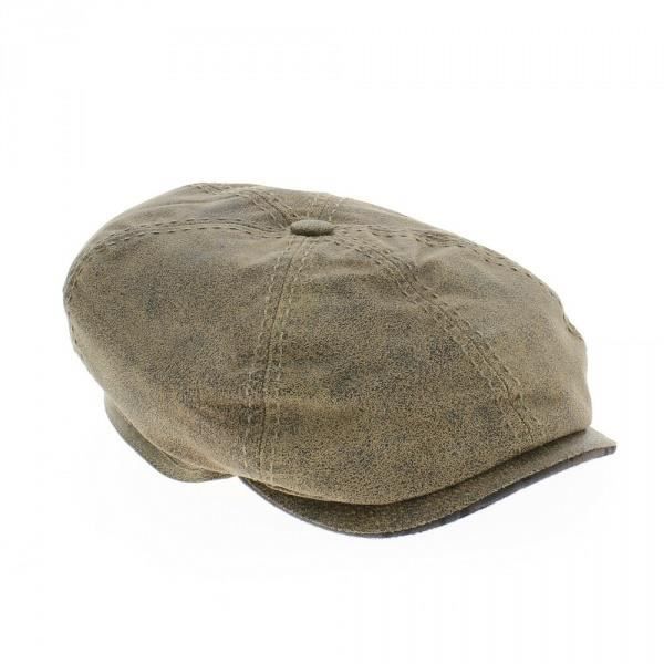 Casquette Stetson Hatteras Brinkley Homme En Lin/Coton - Visière 6cm - Protection UV 40 - Fabriqué En UE - 2