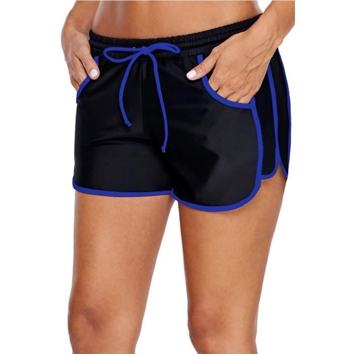COMBINAISON DE NATATION Maillot de bain femme Shorts de bain Bikini Slip taille plus bas Boardshort Short de bain