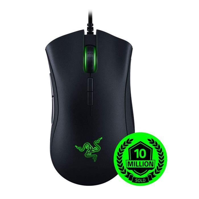 RAZER DeathAdder Elite - Souris Gaming Mouse, Boutons de Souris Mécaniques, Capteur 16.000 dpi & Rétroéclairage RGB