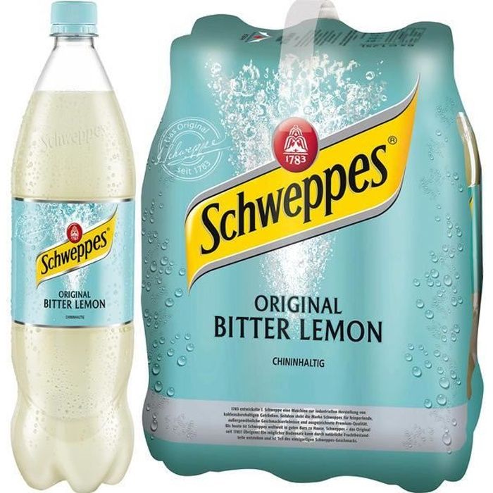 Schweppes Original Bitter Lemon 1,25l (Pack de 6)