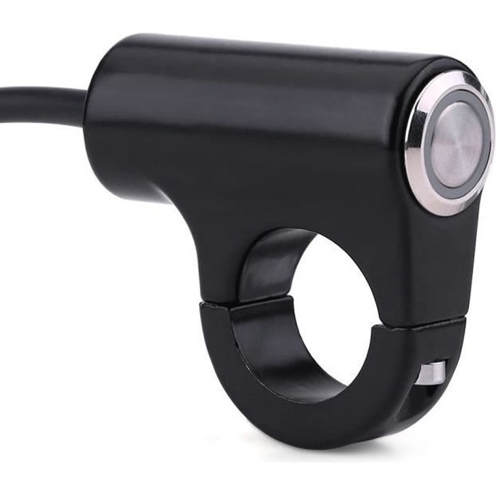 22mm moto guidon montage interrupteur bouton poussoir phare frein antibrouillard marche / arrêt modèle A