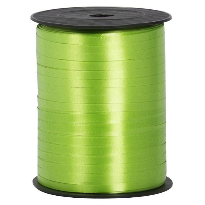 TRIXES Ruban de Satin Vert de 500 Mètres pour Ballons