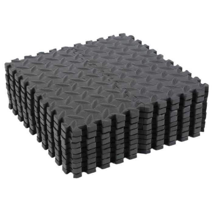 GL15875-36pcs Tapis de sol 15cm*15cm Tapis de protection – Matelas puzzle pour fitness, gym, musculation