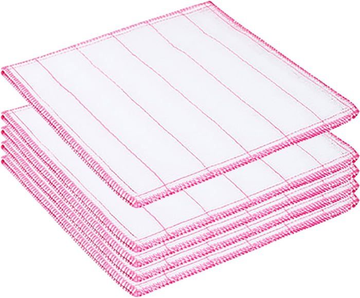 Chiffons à Vaisselle En Fil - Lot De 5 - Nettoyage Rapide, Sans Rayures, Pour Casseroles, Poêles, éviers - Séchage Rapide
