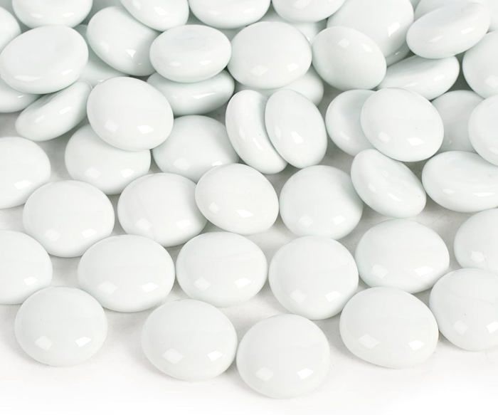 Galets En Verre Bleu Cobalt 500g – Pierres Décoratives Pour Vases, Aquariums, Décoration Intérieure Et DIY