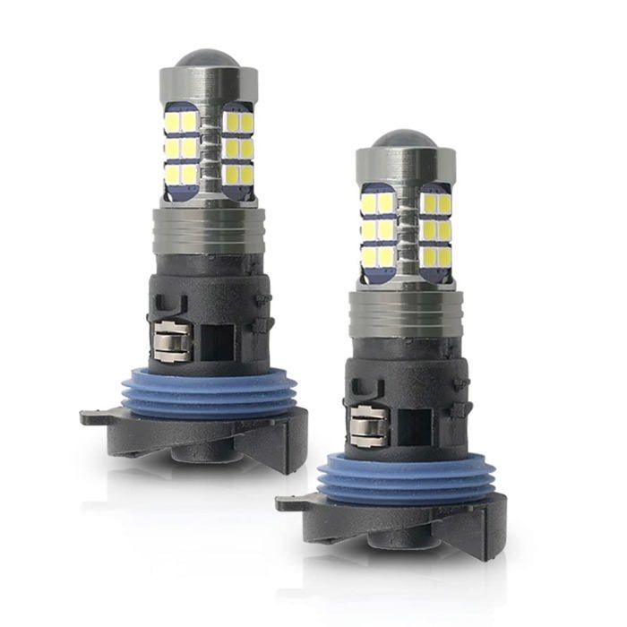 2 pièces HP24W LED ampoules de feux de jour avec Base DRL ampoule de lumière du jour pour Peugeot 3008 5008 2009-2016 citroën C5