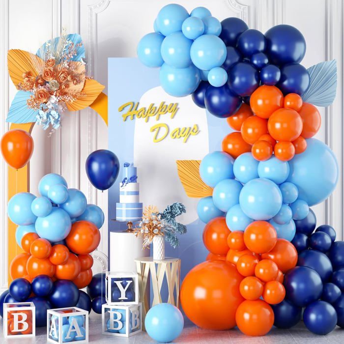 Kit De Guirlande De Ballons, Kit D'Arche De Ballons , Bannière De Ballons Confettis Happy Kit De Guirlande De Ballons, Kit D'Arche De Ballons , Bannière De Ballons Confettis Happy
