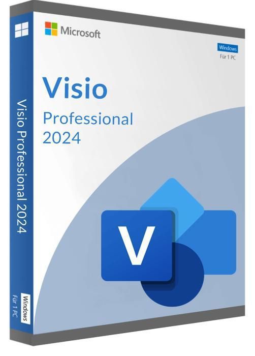 Microsoft Visio Pro 2024 – NOUVEAU – Logiciel à télécharger – Windows –