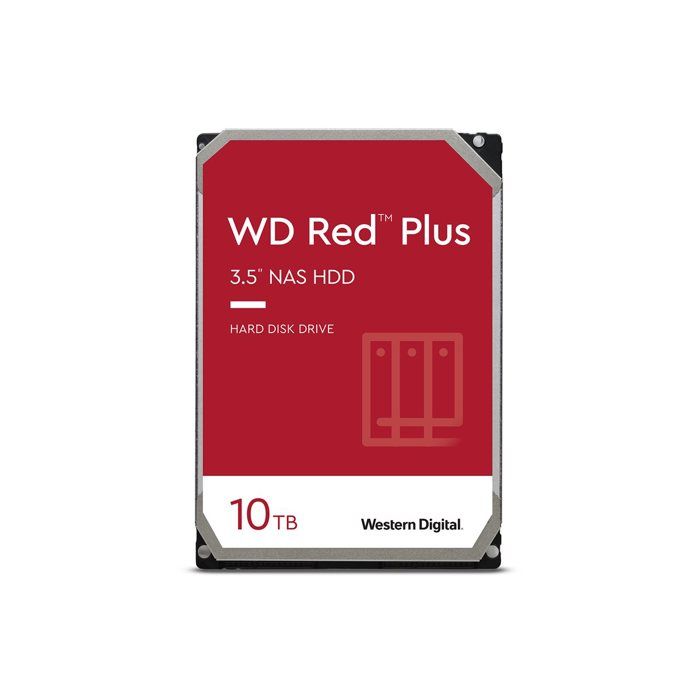 Western Digital - Red Plus WD100EFGX - Disque dur - 10 To - 3.5 - 7200 tr/min