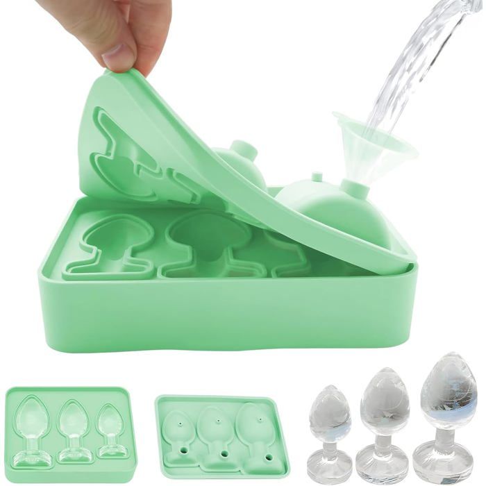 Moule À Glaçons Ours, Jolis Moules À Glace Ours 3D, Bacs À Glaçons, Fabrique Quatre Glaçons En