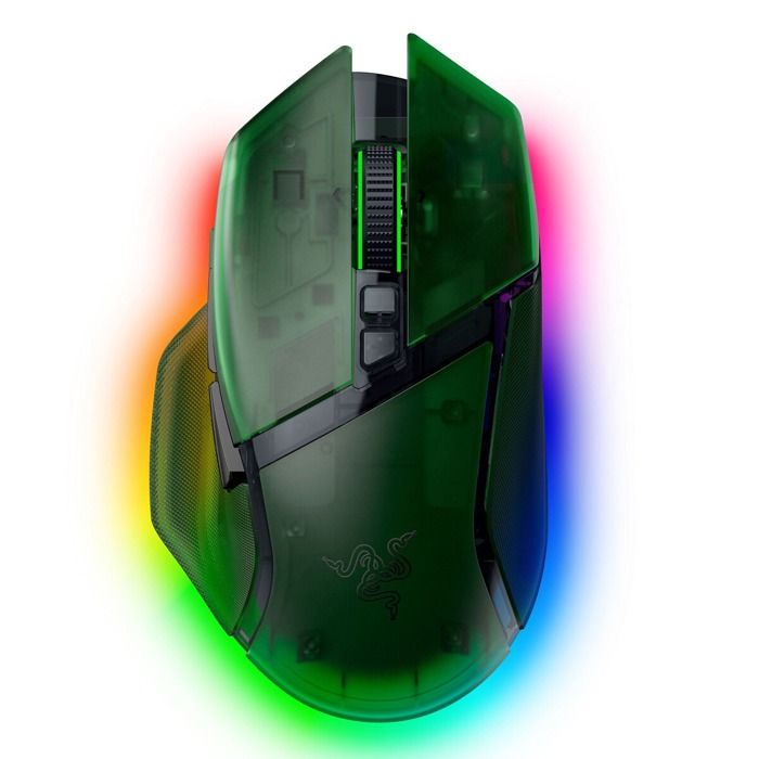 Souris Razer Basilisk V3 Pro 35K - Esports sans fil Phantom Green Ed.