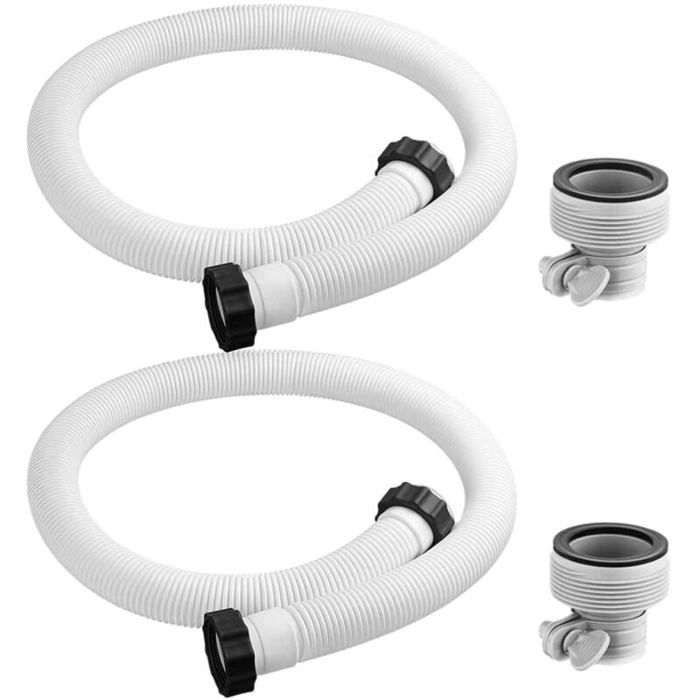 Pour Intex piscine tuyau adaptateur tuyau de remplacement piscine tuyau filtre pompe raccords de tuyau (2 pièces)
