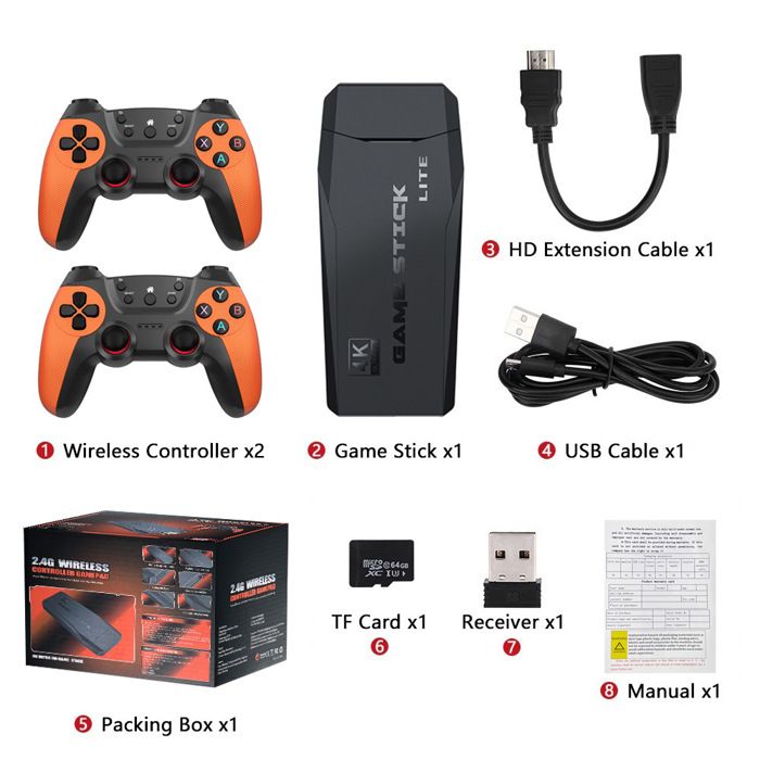M66 jeux TV Stick Retro Classic Console de jeux vidéo Jeux 20000+ 4K Console de jeux avec une manette sans fil M66 Jeu Stick - 2026 Bâton de jeu, jeux Stick 4K M66 jeux TV Stick Retro Classic Console de jeux vidéo Jeux 20000+ 4K Console de jeux avec une manette sans fil M66 Jeu Stick - 2026 Bâton de jeu, jeux Stick 4K