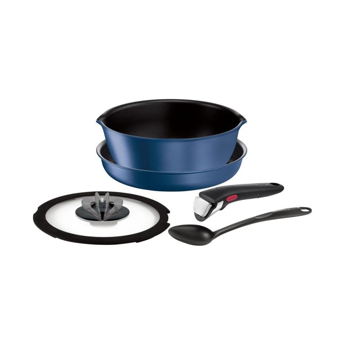 Batterie de cuisine 5 pièces Ingenio IH Blue Marquis Unlimited Tefal - Tous feux + induction - L7799592