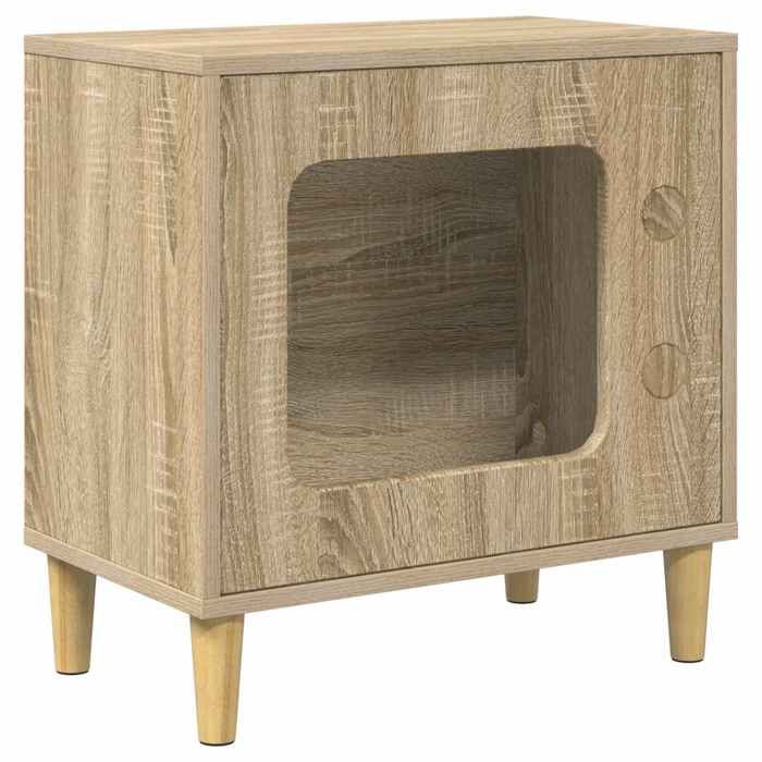 Saison Soldes Maison pour chat - SARAZYJ - design mignon - Sonoma 51 x 30 x 52 cm Bois dingénierie MM1568 Saison Soldes Maison pour chat - SARAZYJ - design mignon - Sonoma 51 x 30 x 52 cm Bois dingénierie MM1568