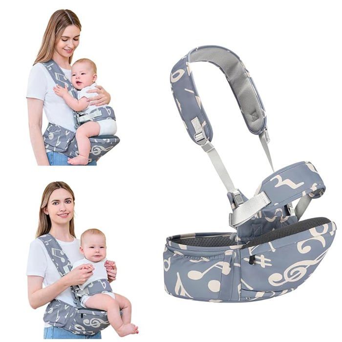 Porte Bebe hanche XJYDNCG Siege de hanche Ergonomique Confort Respirable