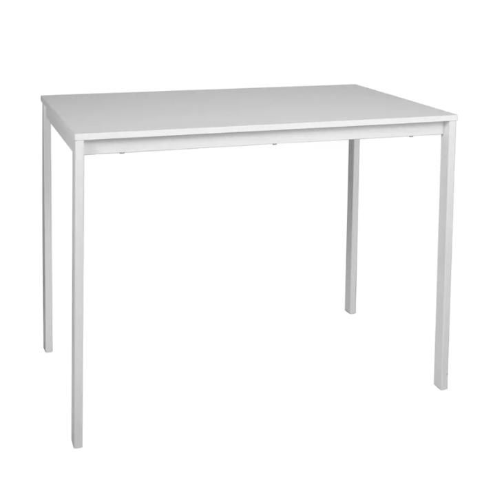 Table à Manger - Meubles&Design - Table rectangulaire avec plateau blanc et pieds blancs - AMEL Table à Manger - Meubles&Design - Table rectangulaire avec plateau blanc et pieds blancs - AMEL