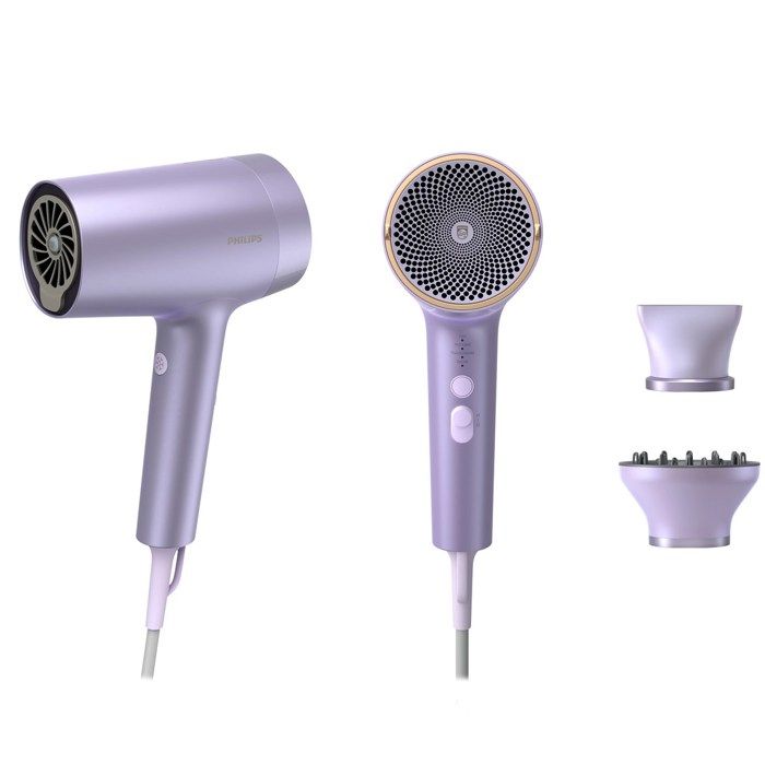 Sèche-cheveux - PHILIPS - BHD 720/10 - 1800 W - Ionisation - Diffuseur & concentrateur