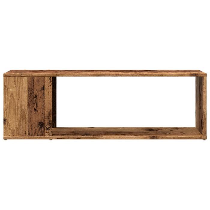ShieldPro®Banc TV - Sarazyj - Cabinet TV/Armoire TV - Avec Étagère - vieux bois 100x24x32 cm - Bois dingénierie 2863893