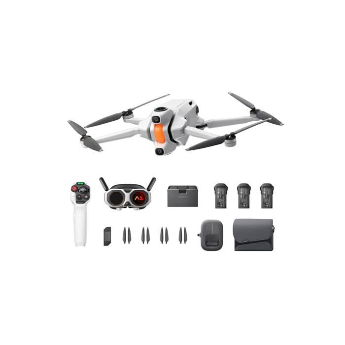 Antigravity A1 Pack infini (3 batteries haute capacité) - Drone 360 8K - Point-to-Fly - évitement dobstacles