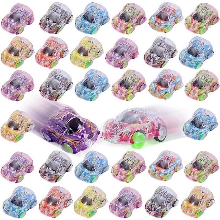 50 pièces de petites voitures jouets - Miniatures de voitures - 50 pièces - Couleurs assorties - Pour enfants