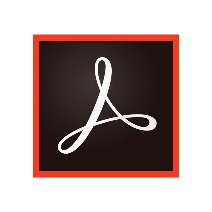 Adobe Acrobat Pro 2017 Ensemble de boîtes 1 utilisateur Mac EU English