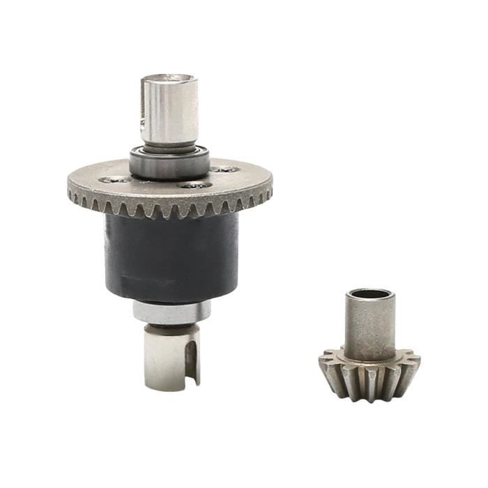 Qukaim Engrenage différentiel en aluminium et acier - Embrayage 54T pour voiture télécommandée Traxxas Slash 4x4 1/10