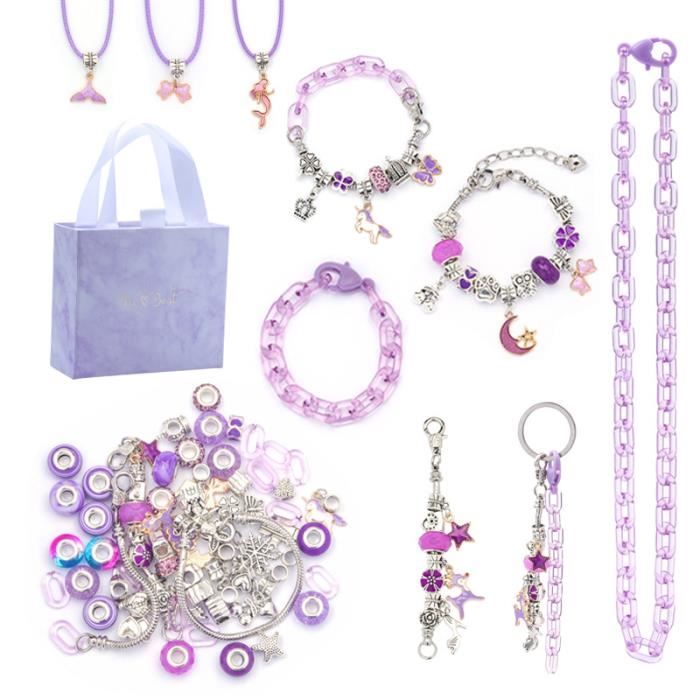 6 Bracelets D’amitié Noël Réglables – Breloques Père Noël, Bonhomme Neige, Pingouin – Cadeau Enfant Fille