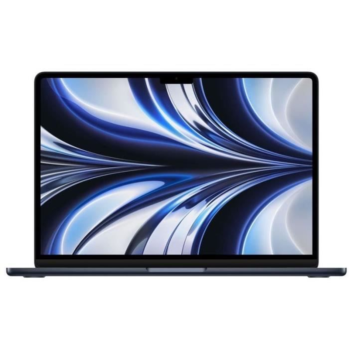 Apple 136 MacBook Air Puce Apple M2 RAM 16Go Stockage 256Go Black Minuit AZERTY
