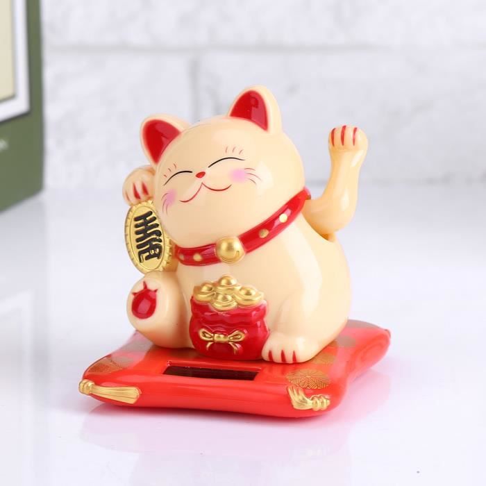 Chat Japonais Qui Bouge Le Bras Chat Porte-bonheur Chinois Bras Ondulant Solaire Symbole De Richesse Chat Fortune