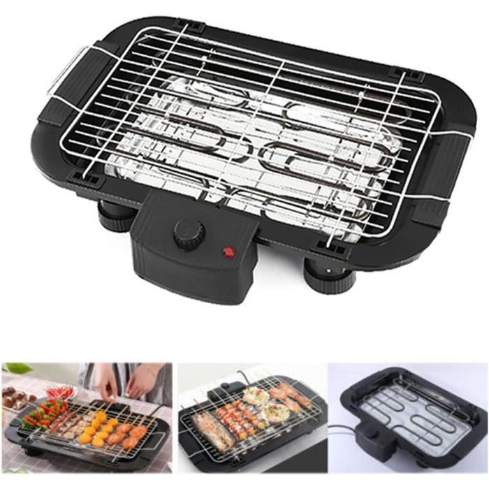 Hot Pot électrique 2 En 1 Avec Barbecue - 4000W, 3-4L, Anti-adhésif, Pour 5-6 Personnes (49x42 Cm)