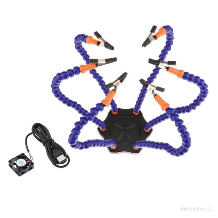 Pince à Souder Flexible Avec Support De Table - Pour PCB - Bras Flexible - Neuf - Outil De Soudure
